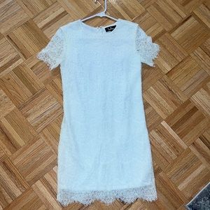 Lulus white lace dress